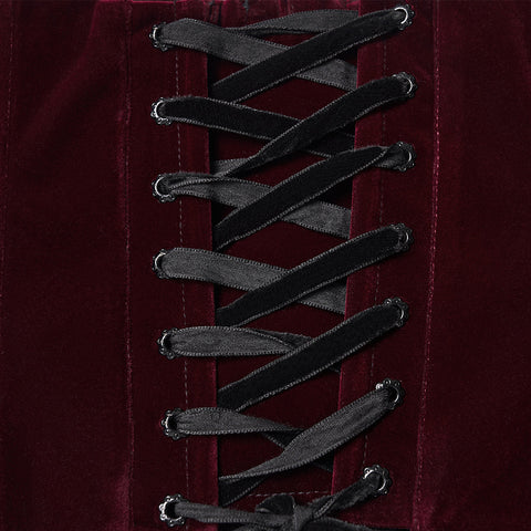 Gothic-Rosenspitzenkorsett