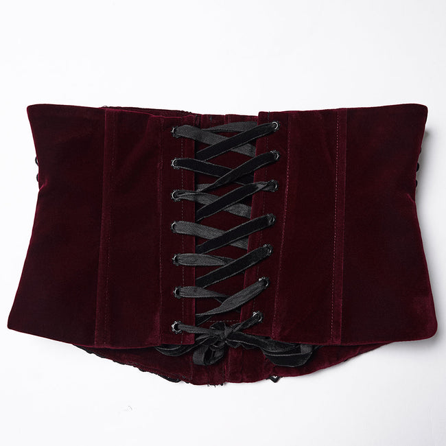 Gothic-Rosenspitzenkorsett