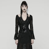 Gothic-Lacklederkorsett