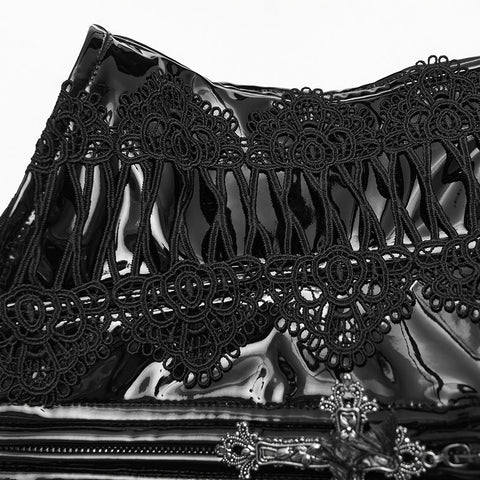 Gothic-Lacklederkorsett