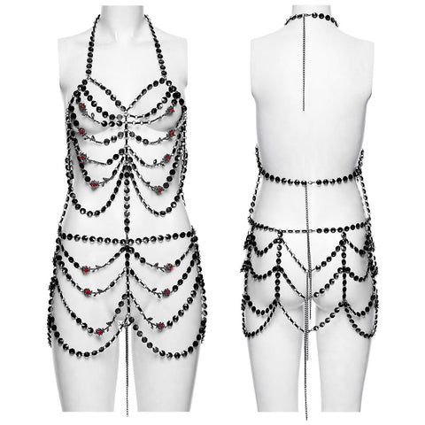 Gothic-Knochen-Körperkette