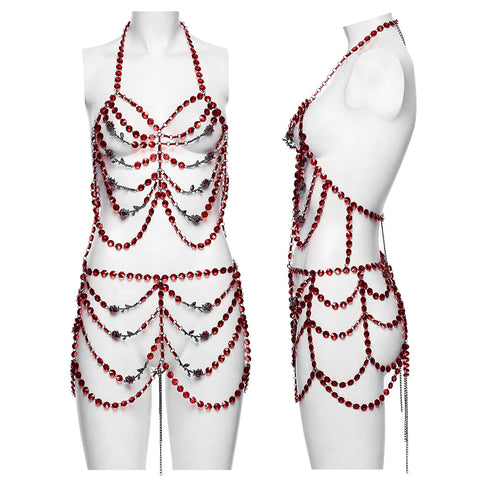 Gothic-Knochen-Körperkette