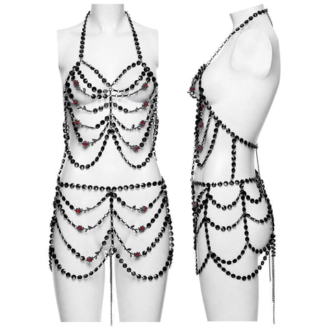 Gothic-Knochen-Körperkette