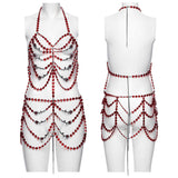 Gothic-Knochen-Körperkette