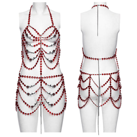 Gothic-Knochen-Körperkette