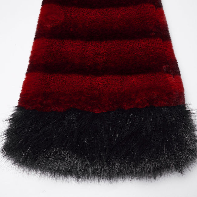 Punk Ultraweiche Fell-Beinstulpen