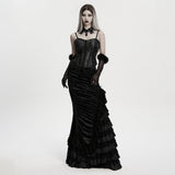 Edle Rosen-Spitzen-Gothic-Halskette