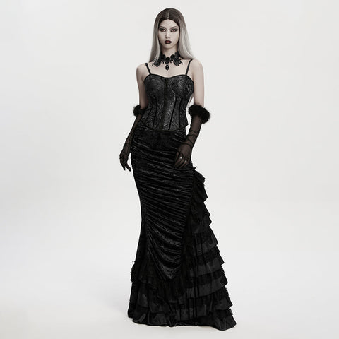 Edle Rosen-Spitzen-Gothic-Halskette