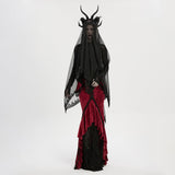 Gothic Wendbarer Dämonenhornschleier