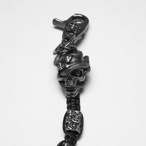 Punk-Totenkopf-Hosenkette