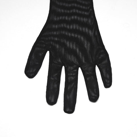 Flauschige Gothic-Handschuhe
