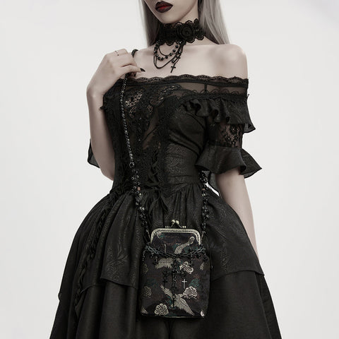 Gothic-Umhängetasche im chinesischen Stil