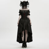 Gothic-Dämonenflügel-Quastenmaske