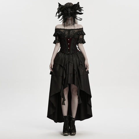 Gothic-Dämonenflügel-Quastenmaske