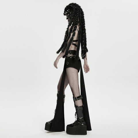 Punk-Fuchskopf-Zopfhaube