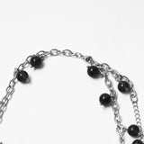 Gothic-Kristallkreuz-Halskette