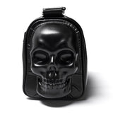 Punk Metal Leder Totenkopf-Tasche