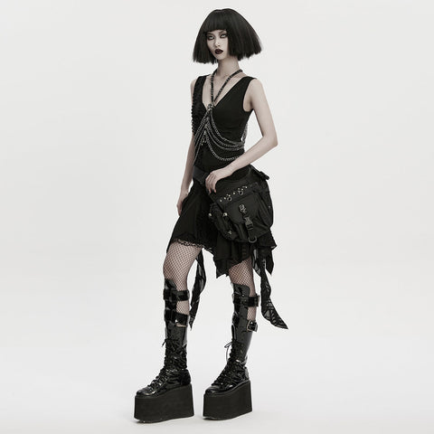Punk Techwear Hüft- und Beintasche