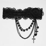 Gothic-Rosen-Perlenchoker