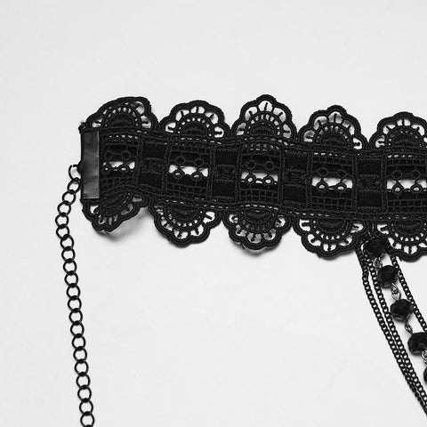 Gothic-Rosen-Perlenchoker