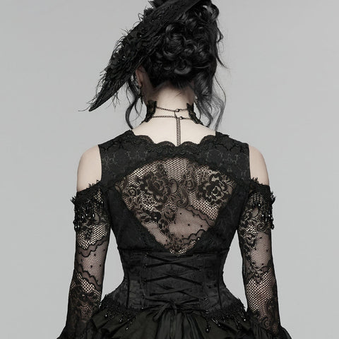 Gothic-Rosenquasten-Korsett