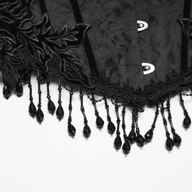 Gothic-Rosenquasten-Korsett