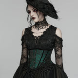 Gothic-Rosenquasten-Korsett