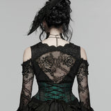 Gothic-Rosenquasten-Korsett