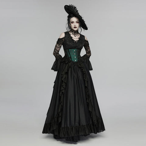 Gothic-Rosenquasten-Korsett