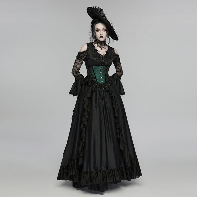 Gothic-Rosenquasten-Korsett
