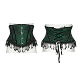 Gothic-Rosenquasten-Korsett