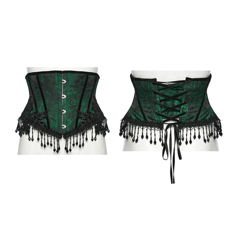 Gothic-Rosenquasten-Korsett