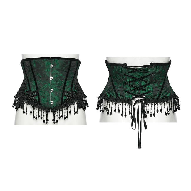 Gothic-Rosenquasten-Korsett
