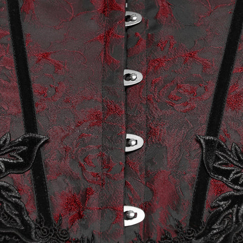 Gothic-Rosenquasten-Korsett