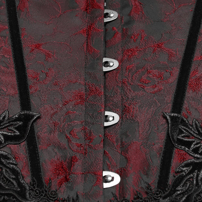 Gothic-Rosenquasten-Korsett