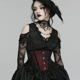 Gothic-Rosenquasten-Korsett