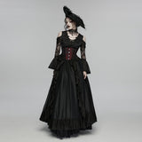 Gothic-Rosenquasten-Korsett