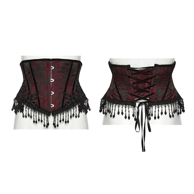 Gothic-Rosenquasten-Korsett