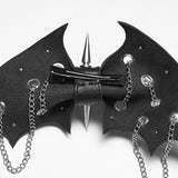 Punk-Fledermaus-Schleife-Haarnadel