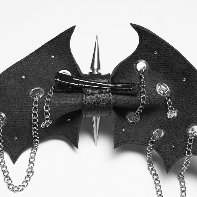 Punk-Fledermaus-Schleife-Haarnadel