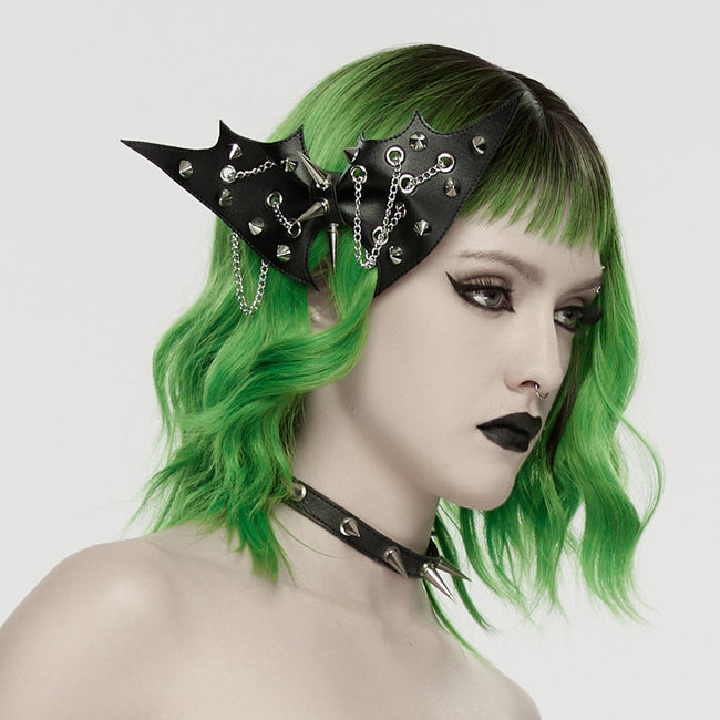 Punk-Fledermaus-Schleife-Haarnadel
