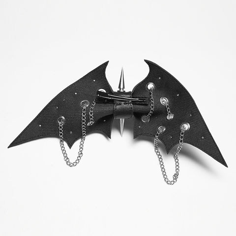 Punk-Fledermaus-Schleife-Haarnadel