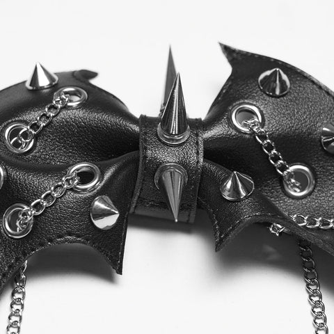 Punk-Fledermaus-Schleife-Haarnadel