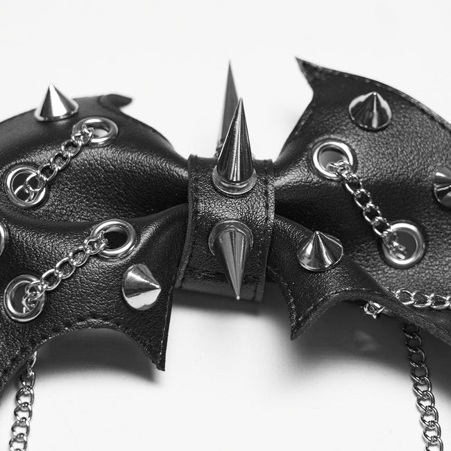 Punk-Fledermaus-Schleife-Haarnadel