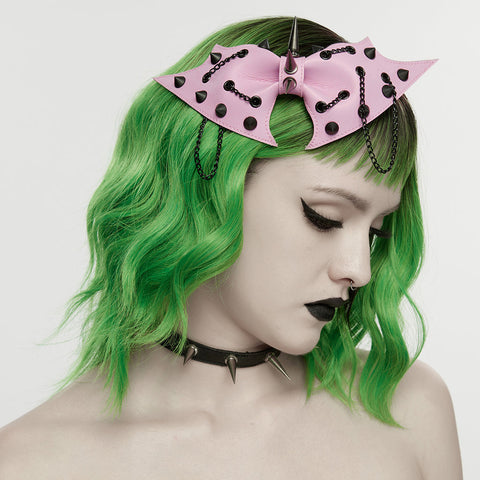 Punk-Fledermaus-Schleife-Haarnadel