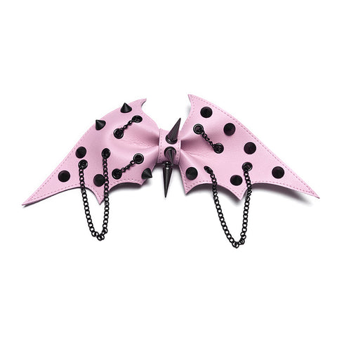 Punk-Fledermaus-Schleife-Haarnadel