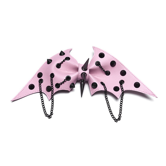 Punk-Fledermaus-Schleife-Haarnadel