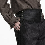 Gothic Retro Jacquard Korsett