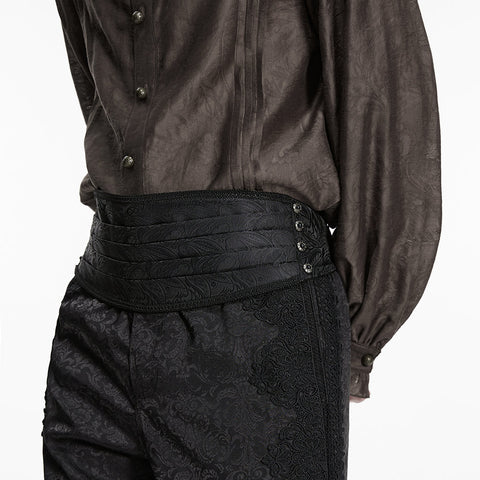 Gothic Retro Jacquard Korsett