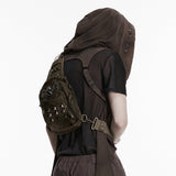 Punk-Retro-Rucksack mit mehreren Fächern